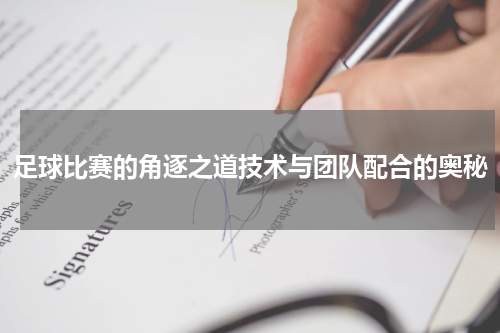 足球比赛的角逐之道技术与团队配合的奥秘